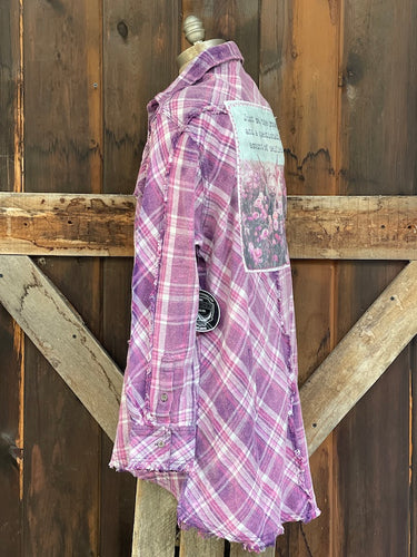 Signature Flannel- JUST ME Highland Cow